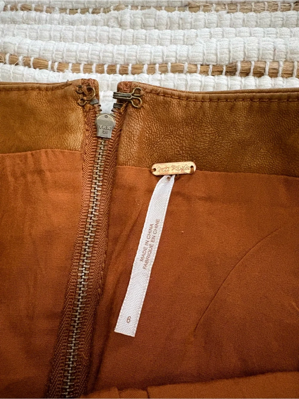 Free people mini skirt